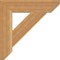 Ekena Millwork Traditional Slat Rough Sawn Bracket, Western Red Cedar, 4"W x 20"D x 20"H BKT04X20X20TRA06RWR - alternate 3